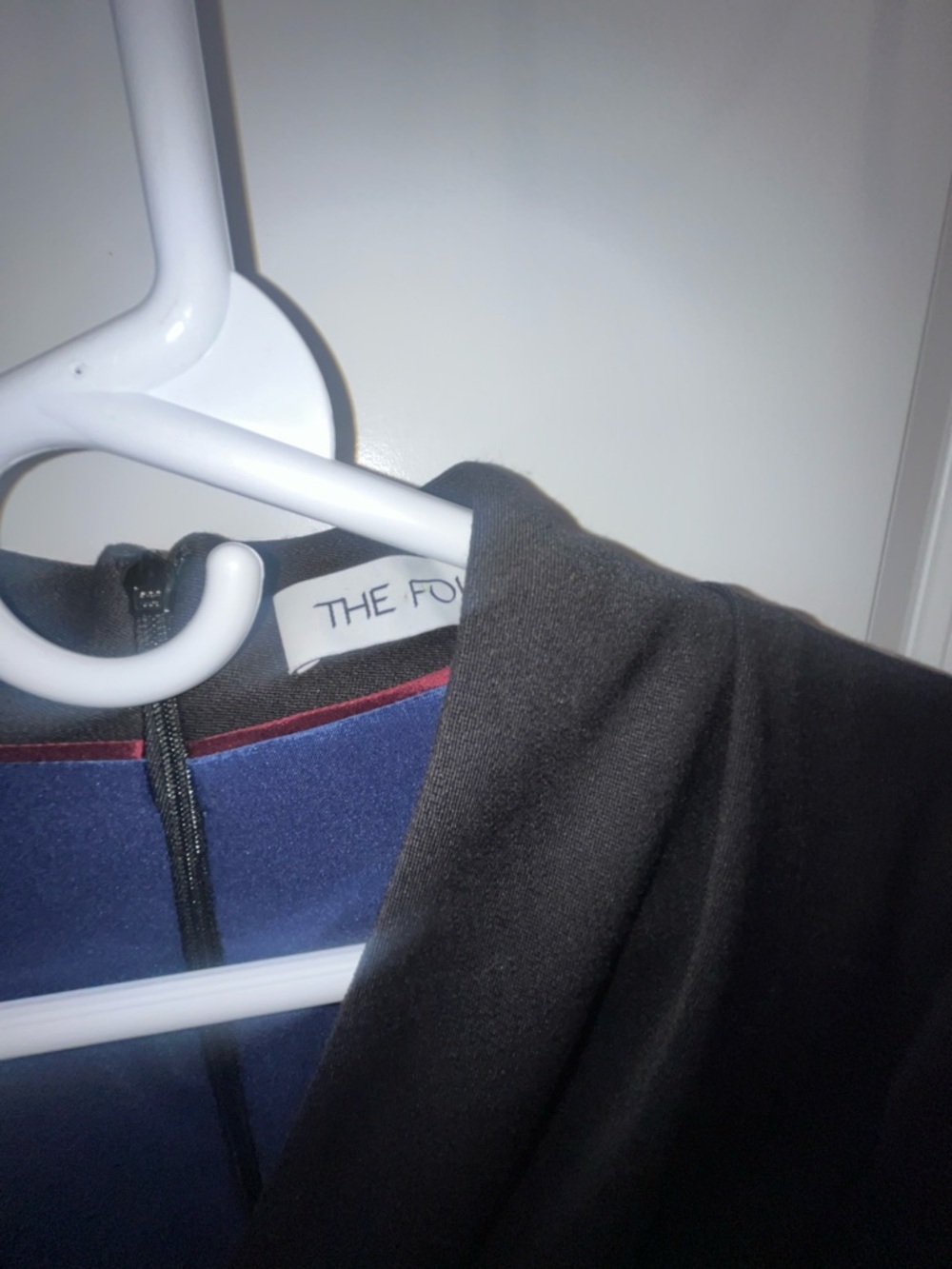 The Fold Bellevue women’s wool blend top in black - Picture 3 of 5